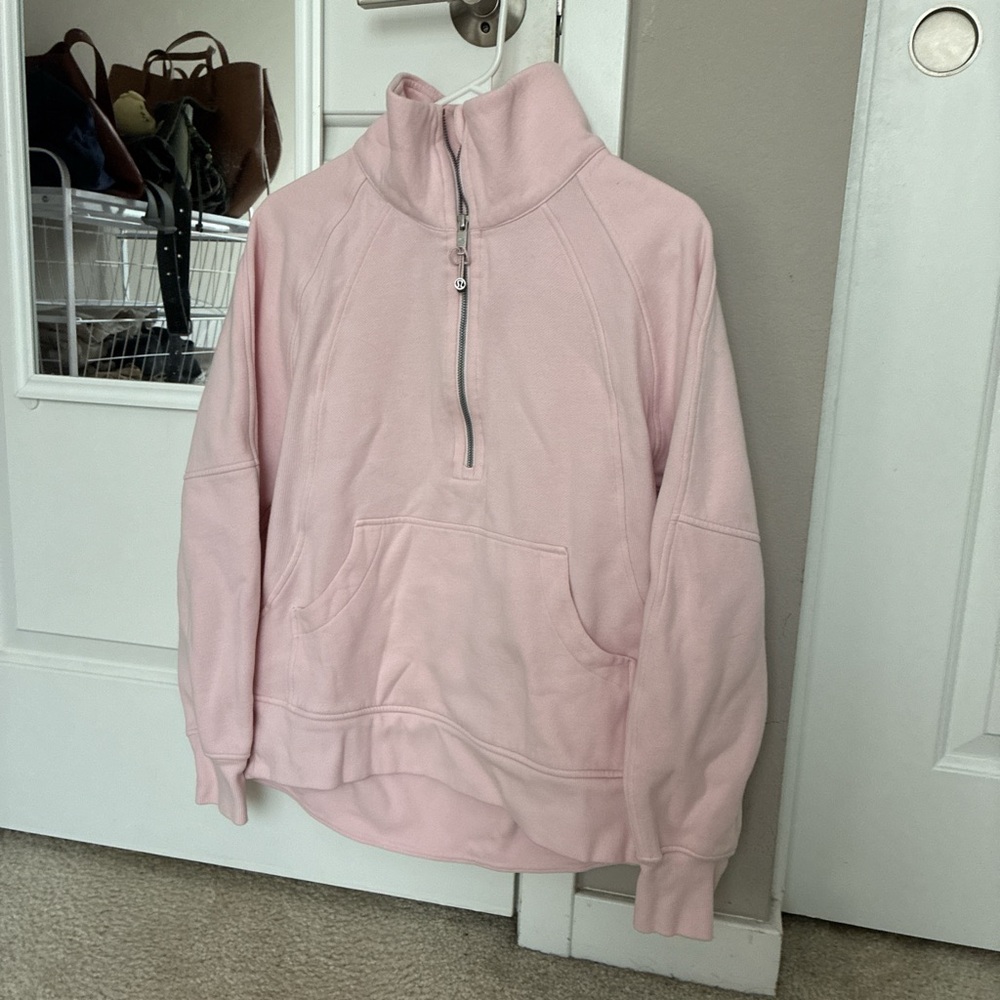 lululemon athletica Pink Turtleneck Half-Zip Jacket
